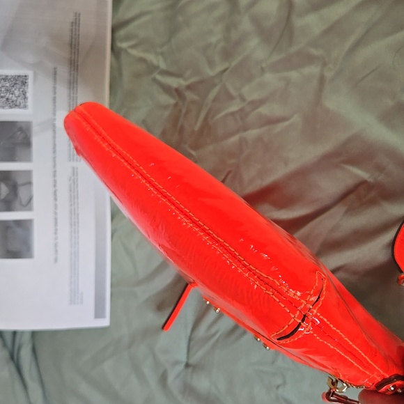 Kate Spade Glossy Orange Crossbody Bag With COA - Picture 4 of 6